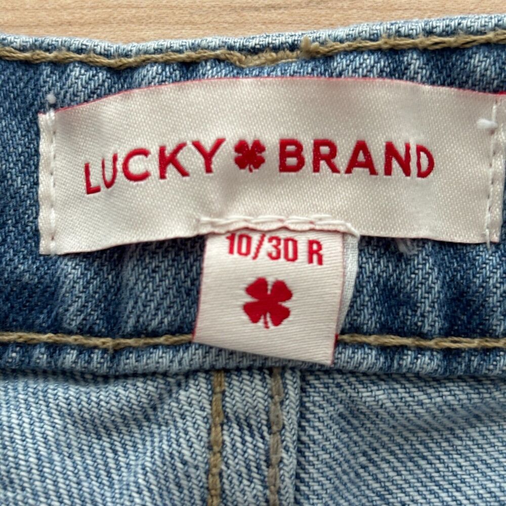 Lucky Brand Women Jeans NEW Pleated Denim Luxe Palazzo Wide Leg Baggy 10/30 P229 - Picture 10 of 14